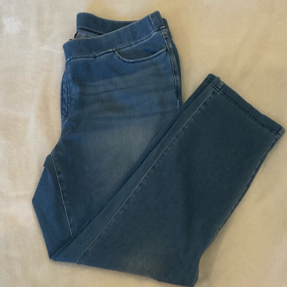 Pure Jill Indigo Womens Straight Leg Jeans - Size XL